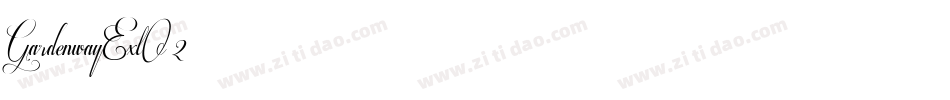 GardenwayExtO 2字体转换